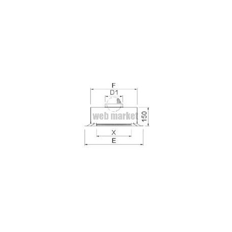 Plmo 675 1-2 - plen.675 axial pour deko - diffuseur décoratif