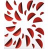Next-klin 600 rouge - diffuseur souf.600x600 buses abs rou