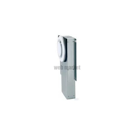 Gb 125 l - bouche fixe d'extraction cuisine avec manchon coude diamètre 125