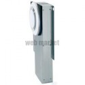 Gb 125 l - bouche fixe d'extraction cuisine avec manchon coude diamètre 125