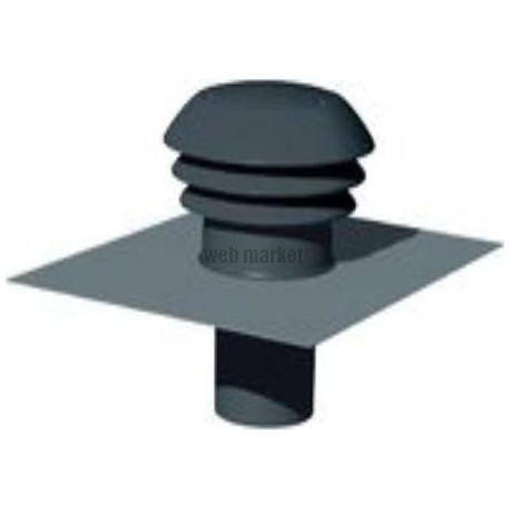 Chapeau de toiture CPR - Diamètre 160mm - Gris Ardoise