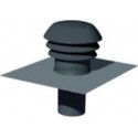 Chapeau de toiture CPR - Diamètre 160mm - Gris Ardoise