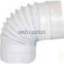 Cavc 100 - coude a angle variable circulaire pvc diamètre 100