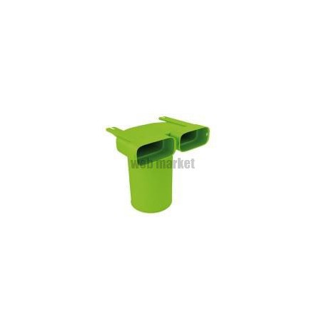 Xcmv 50x100x125 - coude mixte vertical 50x100x125 clip & go avec bouchon