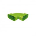 Xch 50x100 - coude horizontal pour reseaux clip & go section 50x100
