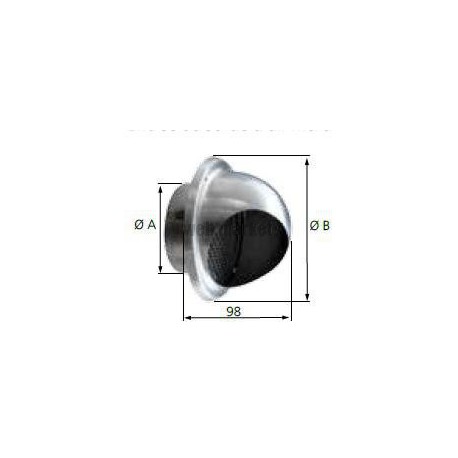 Man r 125 - manchon reglable pour traversee de mur diamètre 125