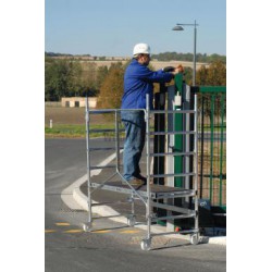 ECHAF ALU T-ONE 1M D/SECU PLT