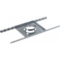 Support plancher galva d 80 / 125 réf. 475080