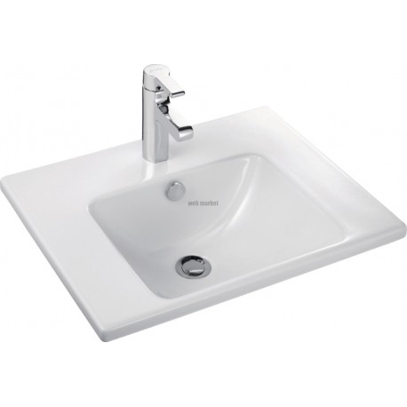 Vasque à encastrer ODEON UP, 56 x 44 cm, blanc Réf. E4756-00
