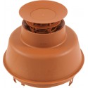 Mitron cheminée ECONEXT brun pour PP flexible diamètre 80 mm réf. 449183
