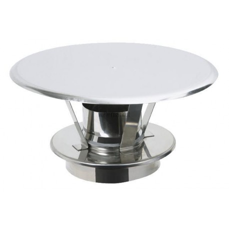 Chapeau pare-pluie THERMINOX TI, diamètre 150 mm, tous combustibles CPI 150 TZ / réf. 21150087