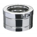 Elément droit THERMINOX TI, diamètre 150 mm, Lg: 10 cm ED 100 150TI / réf. 21150002