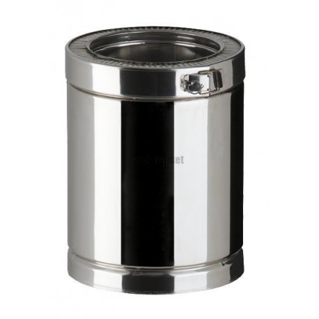 Elément droit THERMINOX TI, diamètre 150 mm, Lg: 25 cm ED 250 150 TI / réf. 21150003