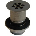 Bonde à grille grand modèle hauteur 80mm, sans trop-plein, chromé Réf D5852AA