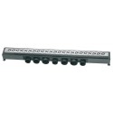 Caniveau de douche complet CONCERTO 90 cm ABS Ino x brossé