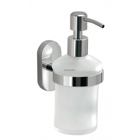 Distributeur de savon avec distributeur en metal chrome 6,8 x 10 x 15,9 cm réf. 53811300200