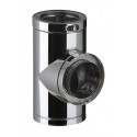 Té THERMINOX TI, diamètre 90 / 200 mm T 90 200 TI / réf. 21200050