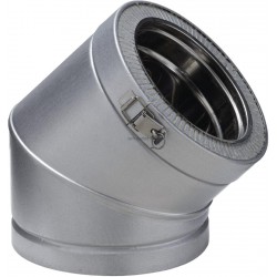 Coude 45° THERMINOX ZI, diamètre 180 mm, Spécial Gaz EC 45 180 ZI / réf. 23180021