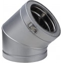 Coude 45° THERMINOX ZI, diamètre 180 mm, Spécial Gaz EC 45 180 ZI / réf. 23180021