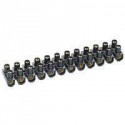 Barrette de connexion à vis Nylbloc - cap 6 mm² - noir - Ref.034213