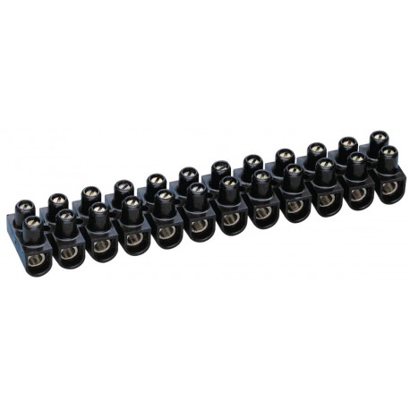 Barrette de connexion à vis Nylbloc - cap 16 mm² - noir - Ref.034217