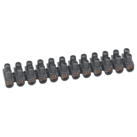 Barrette de connexion à vis Nylbloc - cap 25 mm² - noir - Ref.034219