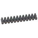 Barrette de connexion à vis Nylbloc - cap 25 mm² - noir - Ref.034219