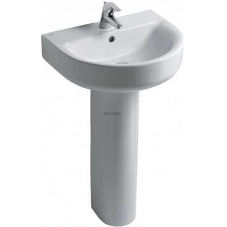 Colonne CONNECT pour lavabo cube, blanc réf. E711201