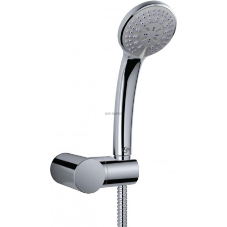 Ensemble support de douche IDEALRAIN S3, 3jets, chromé : réf. B9507AA