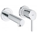 Mitigeur monocommande 2 trous lavabo Taille S Concetto Chromé 19575001