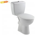 Pack WC EOLIA réservoir avec mécanisme 3/6 litres sortie horizontale, blanc Réf E040300