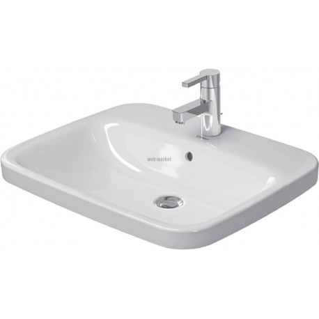 Vasque 615 cm Durastyle blanc à encastrer par dessus Réf. 374620000