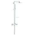 Colonne de douche avec mitigeur thermostatique Euphoria Cube System 230 Chromé 26087000