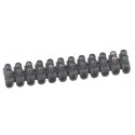 Barrette de connexion à vis Nylbloc - cap 2,5 mm² - noir - Ref.034211