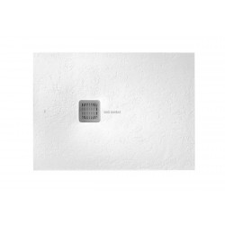 Receveur de douche TERRAN en stonex extra-plat antidérapant 120 x 90 cm, blanc mat Réf. AP1014B038401100