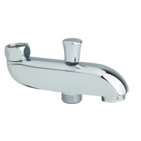 Bec inverseur bain - douche Rénovation Lg : 90 mm Chrome