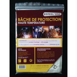 Bâche tissée de protection Novipro de coupe feu pièce