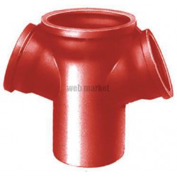 Embranchement Culotte double SME à 68° en fonte diamètre nominal 75-75mm Réf. 156094 PAM