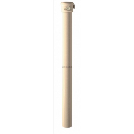 Dauphin rond droit en fonte gamme pavillonnaire - rouge - Ø nominal 80 mm - L. 1 m