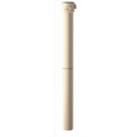 Dauphin rond droit en fonte gamme pavillonnaire - rouge - Ø nominal 80 mm - L. 1 m