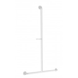 Barre de maintien en T ECO D32 époxy blanc Réf 35440W