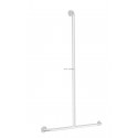 Barre de maintien en T ECO D32 époxy blanc Réf 35440W