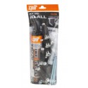 KIT ID-ALL M8 Climatisation - 8 chevilles + 1 cartouche 280 ml + 2 buses + 8 tiges filetées M8