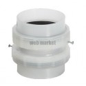 Raccord bas flexible/rigide DUALIS FLEXCONDENS pour chaudières gaz ou fioul C3,B23 ou B23P diamètre _80 / 90 réf. 27080644