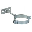 Support de conduit DUALIS FLEXCONDENS pour chaudières gaz ou fioul C3,B23 ou B23P diamètre _80 réf. 27080756