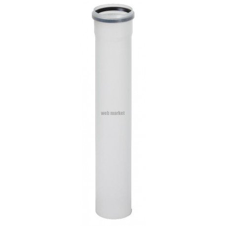 Elément droit _50 cm DUALIS FLEXCONDENS pour chaudières gaz ou fioul diamètre 110 réf. 27110504