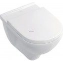 Cuvette à fond creux suspendu ONOVO 36x56cm en porcelaine, avec sortie horizontale, blanc réf. 56601001