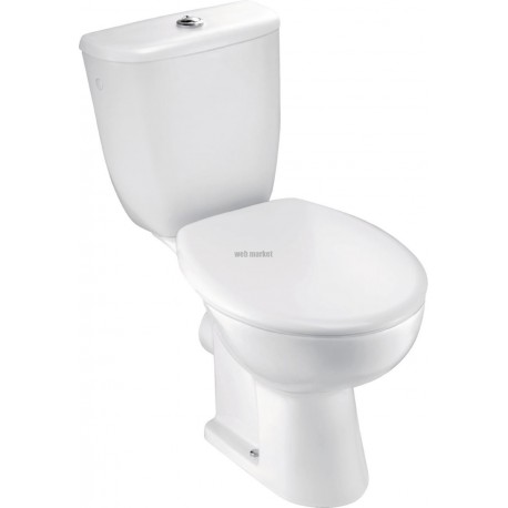 Pack WC BRIVE 3, sortie horizontale, 3 / 5 litres, alimentation latérale, blanc Réf. E0383-00