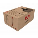 Kit entrée plafond Chemilux condensation B22-B23 PPTL diamètre 110 mm fioul/gaz noir réf. 100019