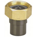 Douille de raccordement SYSTEM O PVC mâle/taraudage diamètre : 32x1 1/4 HDR32
